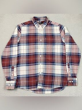 PROOF Flannel Shirt Men's Size S Plaid Long Sleeve Button Down Stretch Huckberry